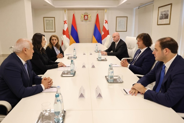 საქართველოს პრემიერ-მინისტრი სომხეთის შინაგან საქმეთა მინისტრს შეხვდა