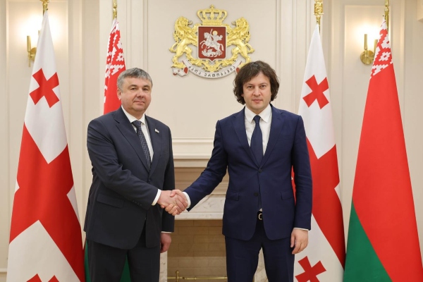 პრემიერ-მინისტრი ბელარუსის ვიცე-პრემიერს შეხვდა