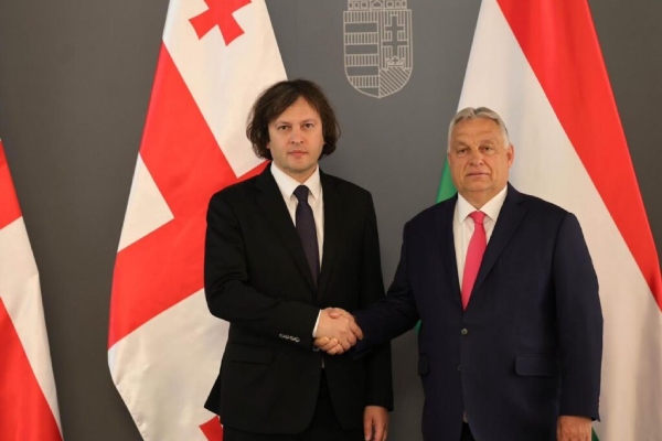 ირაკლი კობახიძე ბუდაპეშტში ვიქტორ ორბანს შეხვდა