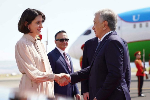 საქართველოს უზბეკეთის რესპუბლიკის პრეზიდენტი ეწვია