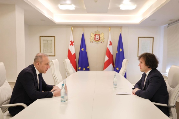 ირაკლი კობახიძე პორტუგალიის რესპუბლიკაში საქართველოს ახლად დანიშნულ ელჩს შეხვდა