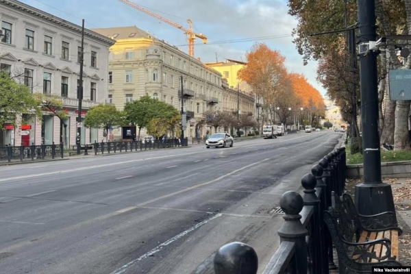 რუსთაველის გამზირის რეაბილიტაცია 2026 წლამდე გადაიდო