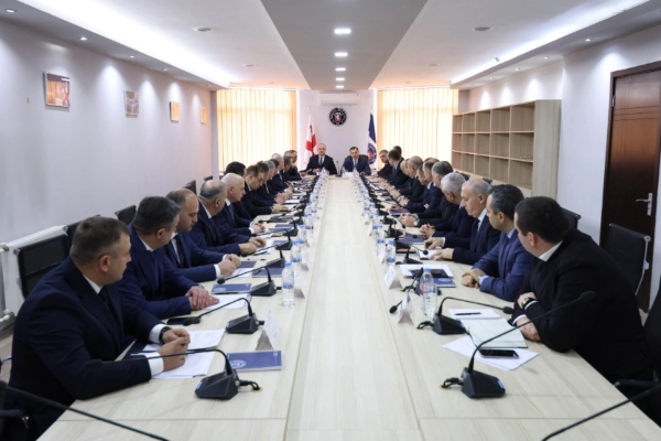 შინაგან საქმეთა მინისტრის მოადგილემ დაცვის პოლიციის დეპარტამენტის ხელმძღვანელ პირებთან წლის შემაჯამებელი შეხვედრა გამართა