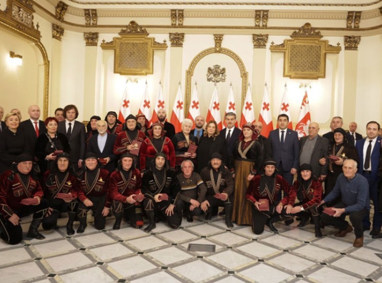 საქართველოს პრეზიდენტმა კულტურის სფეროს წარმომადგენლები სახელმწიფო ჯილდოებით, ბრწყინვალებისა და ღირსების ორდენებით დააჯილდოვა