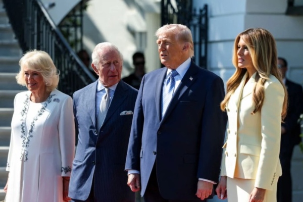 ბრიტანეთის მეფე ჩარლზ III სახელმწიფო ვიზიტით აშშ-ში ჩავიდა