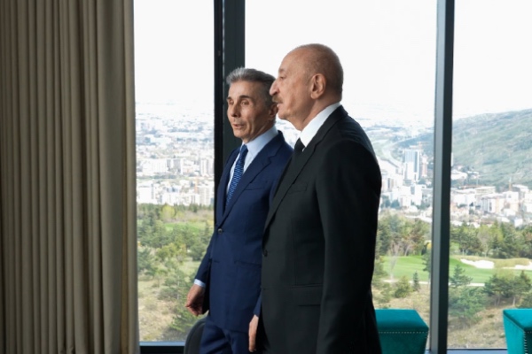 „ქართული ოცნების“ დამფუძნებელმა და საპატიო თავმჯდომარემ, ბიძინა ივანიშვილმა ბიზნესცენტრში ილჰამ ალიევს და აზერბაიჯანის დელეგაციას უმასპინძლა