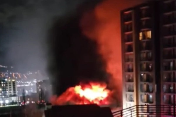 ხანძარი დიდ დიღომში - რა ვითარებაა ამ წუთებში ადგილზე