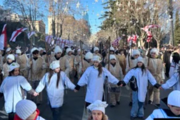 „ალილოს“ ტრადიციული მსვლელობა ქვეყნის მასშტაბით გაიმართა